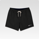 Bañador hombre Illetes Negro de Beso Beach con cordón blanco y logo bordado