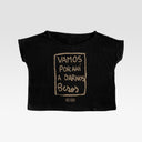 CAMISETA VAMOS POR AHI A DARNOS BESOS CUELLO BARCO BB