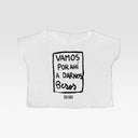 CAMISETA VAMOS POR AHI A DARNOS BESOS CUELLO BARCO BB