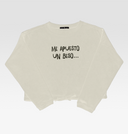 Sudadera Crop - Me apuesto un beso