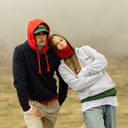 SUDADERA BASICA BESO CON CAPUCHA