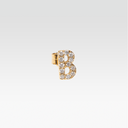 B Zirconia Earring