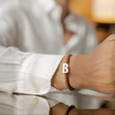 MAGNET CUERO B PLATA HOMBRE