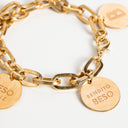 Kiss charms bracelet