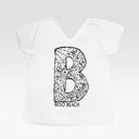 CAMISETA B ARAÑA CUELLO PICO