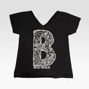 CAMISETA B ARAÑA CUELLO PICO