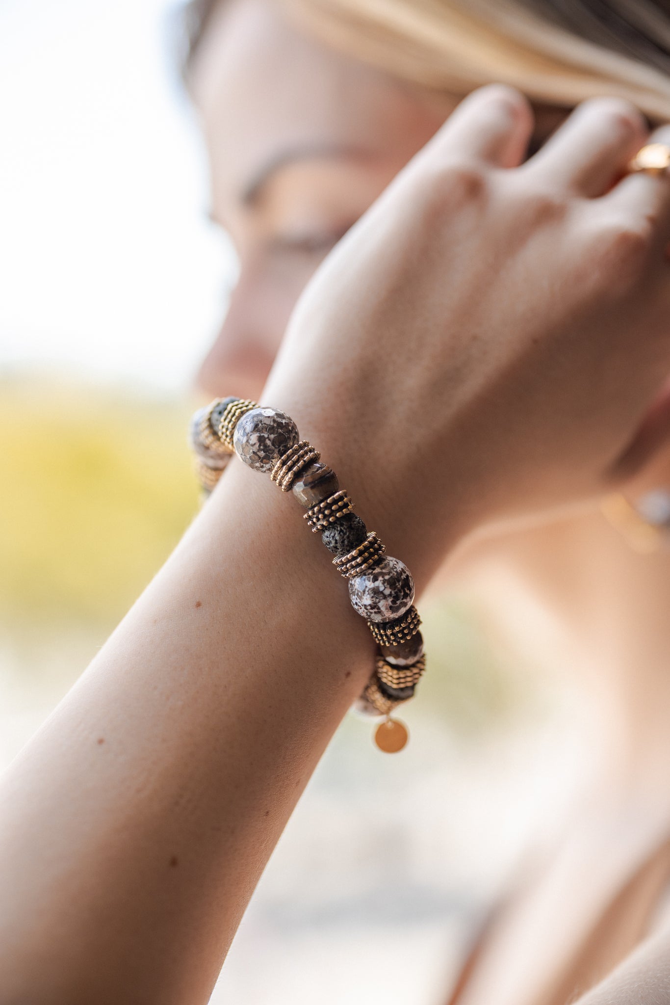 Agate Stone Bracelet