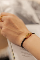 PULSERA PIEDRA AGATA MACRAME CON B