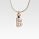 Gold chain B enamel