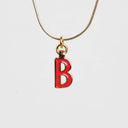 Gold chain B enamel