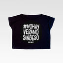 CAMISETA #NOHAYVERANOSINBESO CUELLO BARCO