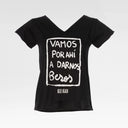 CAMISETA VAMOS POR AHI A DARNOS BESOS CUELLO PICO