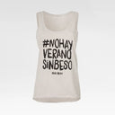 CAMISETA #NOHAYVERANOSINBESO TIRANTES