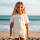 CAMISETA BESO TOALLA - NIÑA