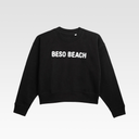 Kiss Beach cropped sweatshirt