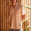 CAMISA HAWAIANA MONOGRAM