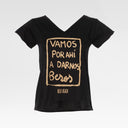 CAMISETA VAMOS POR AHI A DARNOS BESOS CUELLO PICO BB