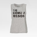 CAMISETA TE COMO A BESOS TIRANTES